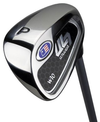 U.S. Kids Golf UL7-60 (152cm) W10 5-Club junior golf set + stand bag, silver/navy/white