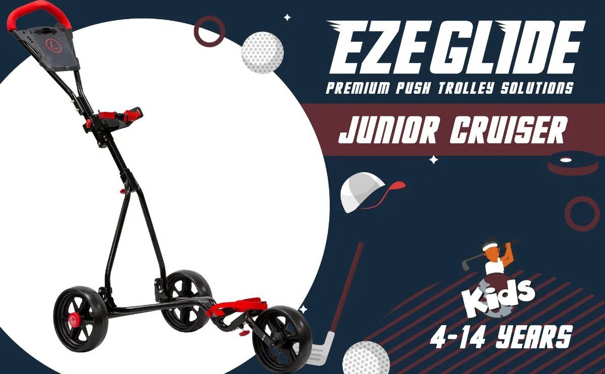 Ezeglide Longridge Junior Cruiser manual trolley, black