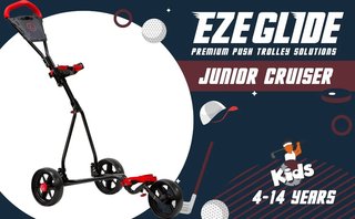 Ezeglide Longridge Junior Cruiser manual trolley, black