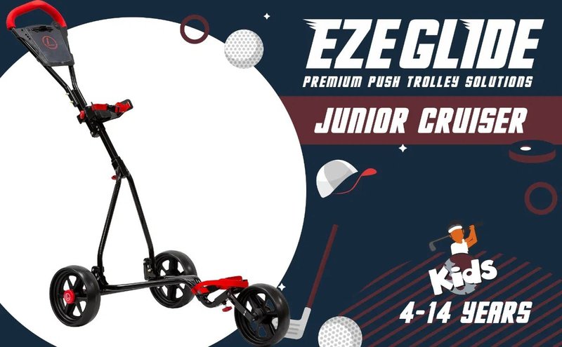 Ezeglide Longridge Junior Cruiser manual trolley, black