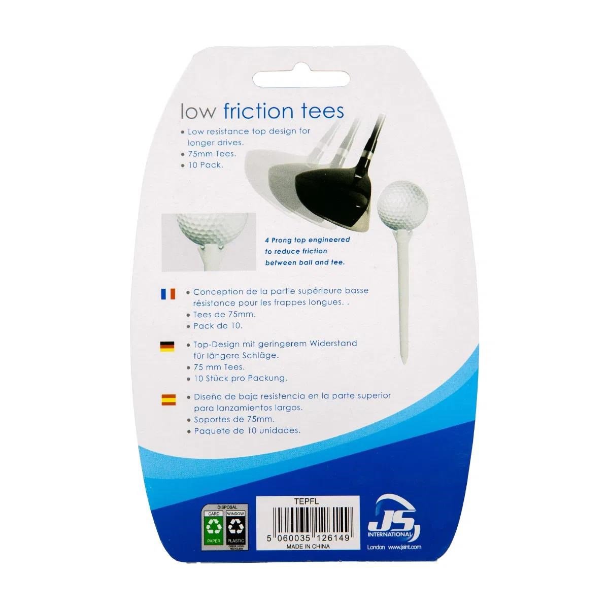 Longridge Extra Long Plastic Tee 75mm (10pack)