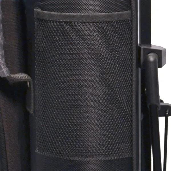 Longridge 5" stand pencil bag, black/silver