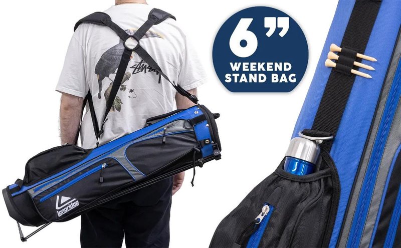 Longridge 6" Weekend stand bag, navy/black