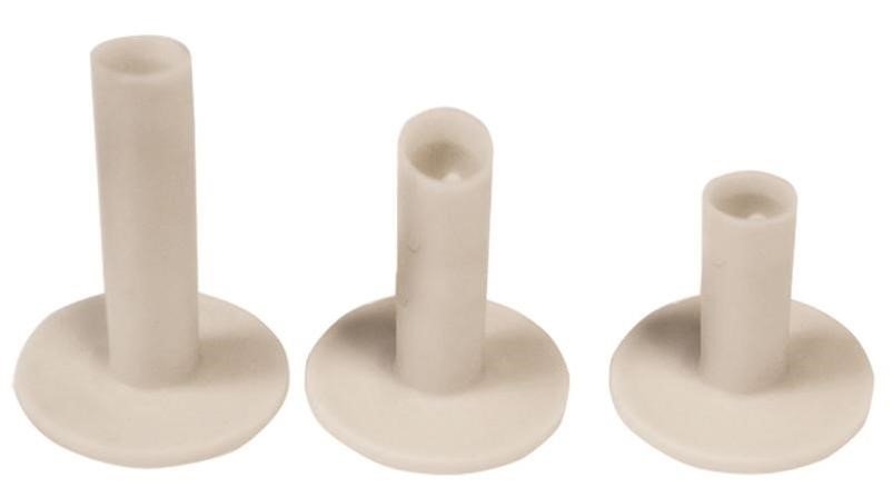 Longridge Rubber Driving Range Tees (3pcs, S, M, L)