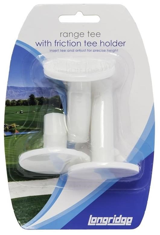 Longridge Rubber Driving Range Tees (3pcs, S, M, L)