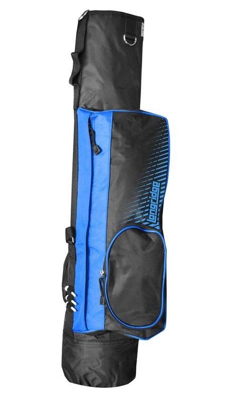 Longridge 5" pencil bag, black/blue