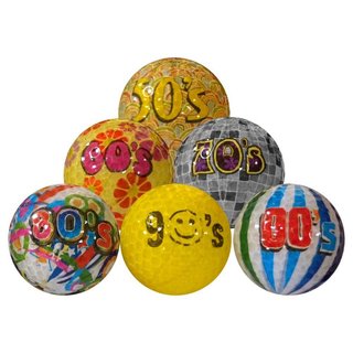 Longridge Decades golf balls, mix barev