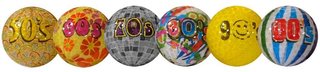 Longridge Decades golf balls, mix barev