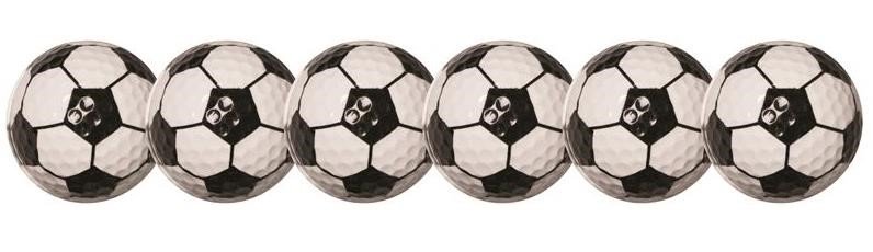 Longridge Football golf balls, mix barev