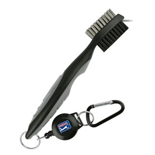 PGA Tour Club Brush and Groove Cleaner, black