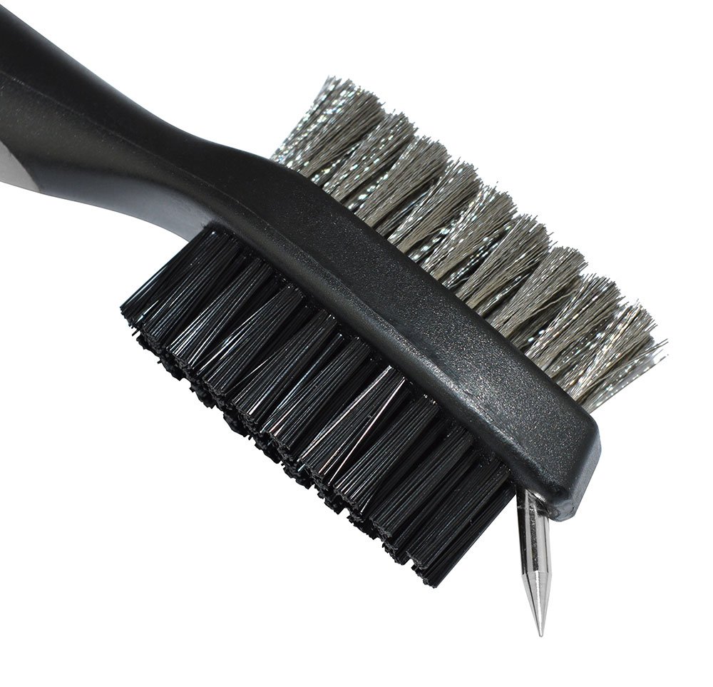 PGA Tour Club Brush and Groove Cleaner, black