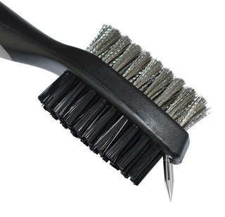 PGA Tour Club Brush and Groove Cleaner, black
