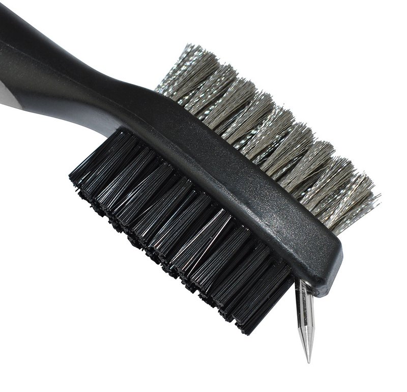 PGA Tour Club Brush and Groove Cleaner, black