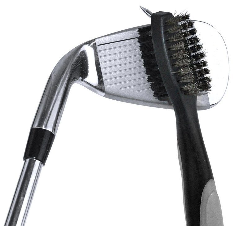 PGA Tour Club Brush and Groove Cleaner, black
