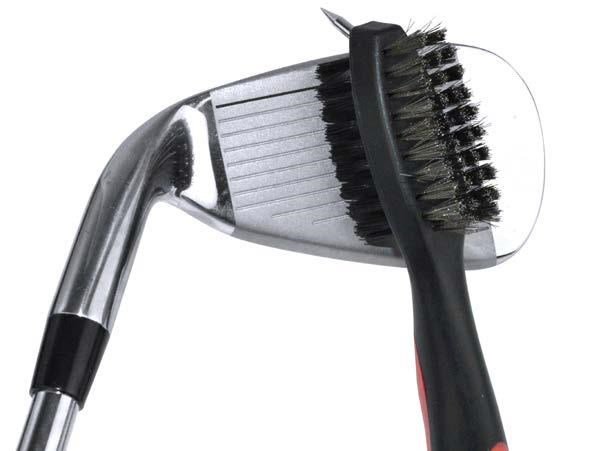 PGA Tour Club Brush and Groove Cleaner, black