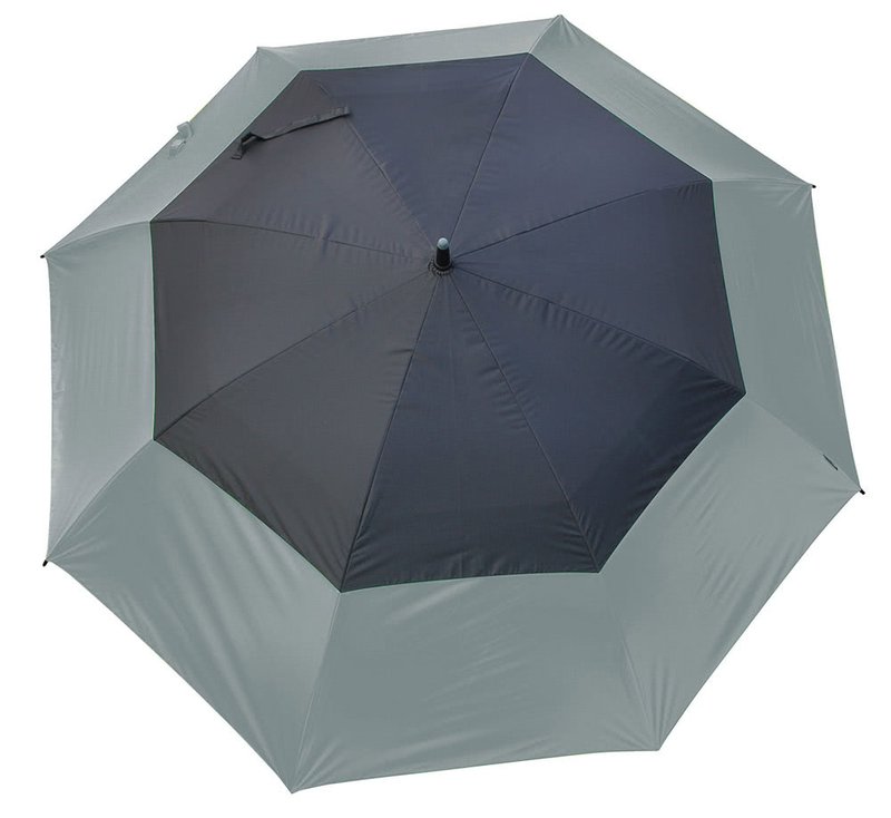 Masters Golf TourDri Colour Burst GR 64" UV umbrella, storm grey/jet black