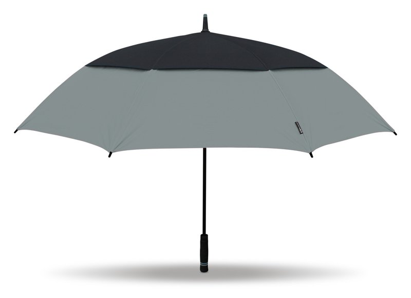 Masters Golf TourDri Colour Burst GR 64" UV umbrella, storm grey/jet black