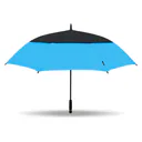Masters Golf TourDri Colour Burst GR 64" UV umbrella, blue/black