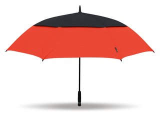 Masters Golf TourDri Colour Burst GR 64" UV umbrella, poppy red/jet black