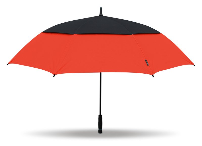 Masters Golf TourDri Colour Burst GR 64" UV umbrella, poppy red/jet black