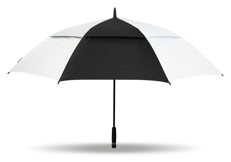 Masters Golf TourDri Classic GR 64" UV umbrella, black/white