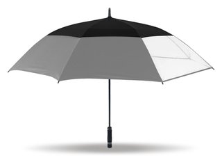 Masters Golf TourDri Classic GR 64" UV umbrella, grey/black/clear
