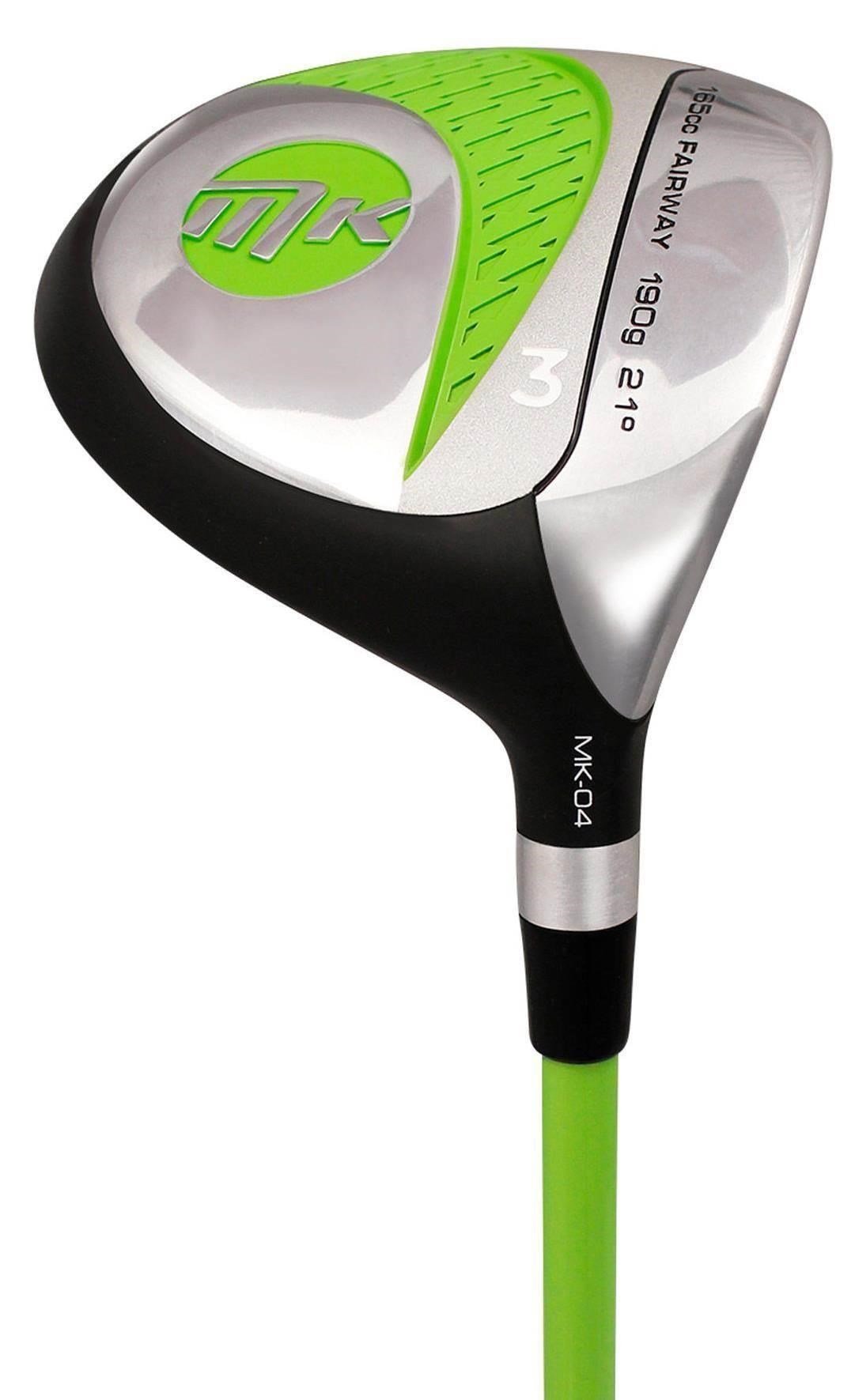 MKids Pro Junior Golf Half Set 57" (145cm/9-11Y) junior golf set, graphite, + stand bag, green