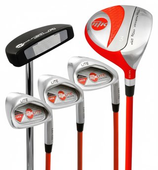 MKids Lite Junior golf set, graphite, + stand bag, red