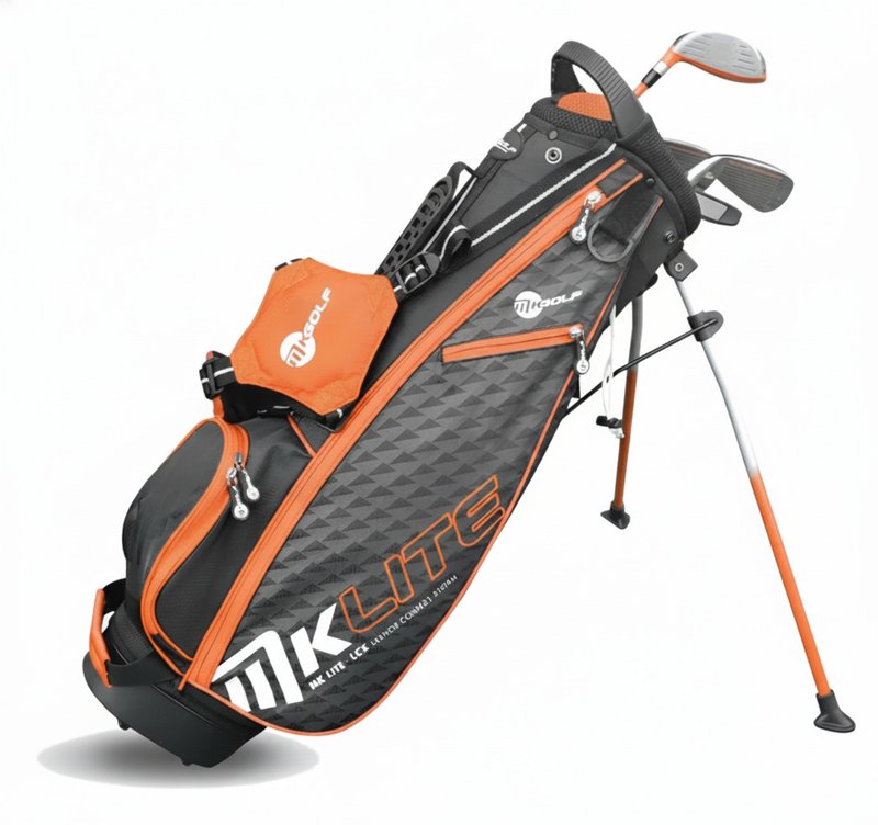 MKids Lite Junior golf set, graphite, + stand bag, orange