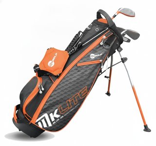 MKids Lite Junior golf set, graphite, + stand bag, orange