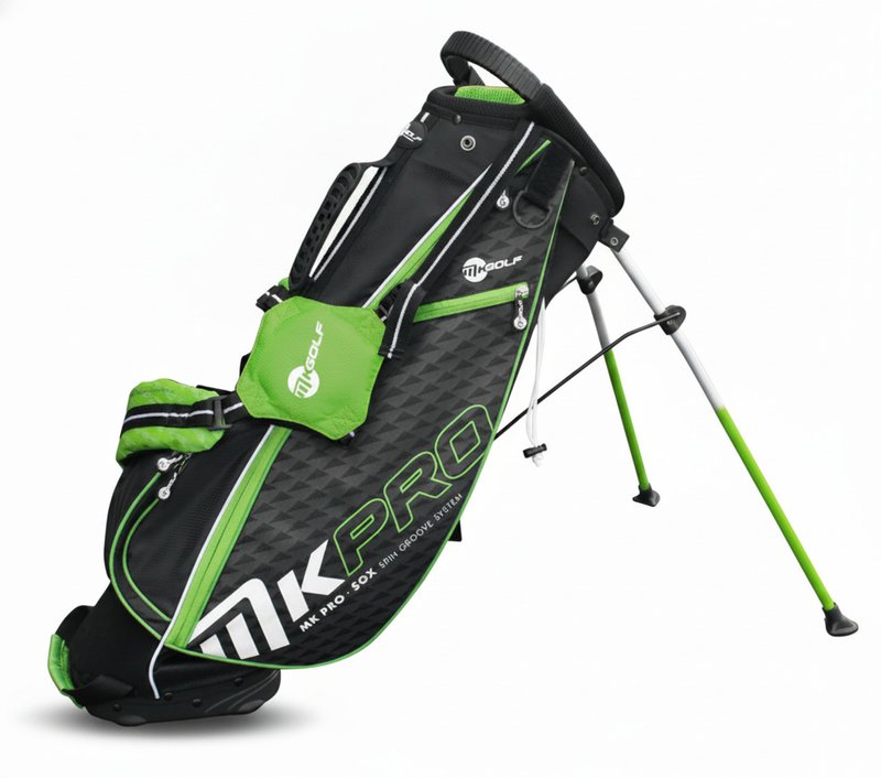 MKids Pro Junior Green 57" (145cm/9-11) stand bag, green