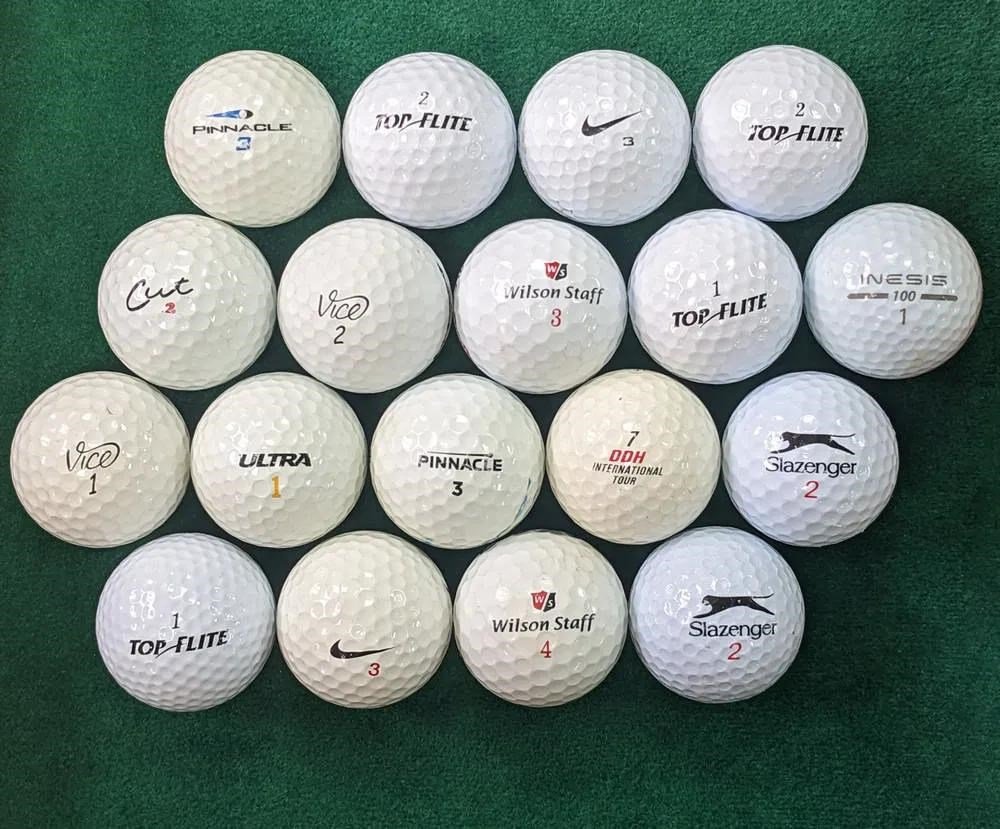 Longridge American 18 Mixed Lake golf balls