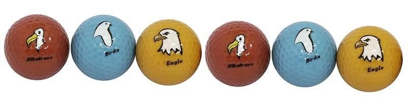 Longridge Under Par golf balls, mix barev