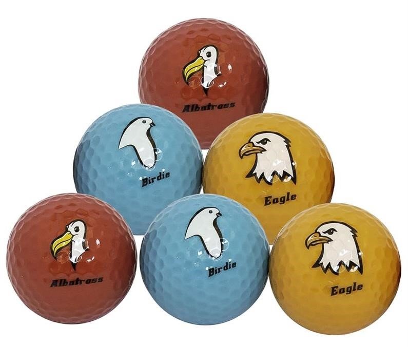 Longridge Under Par golf balls, mix barev