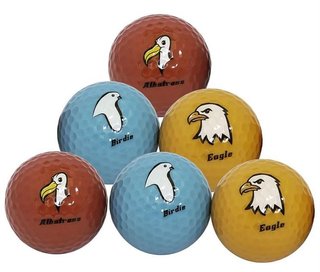 Longridge Under Par golf balls, mix barev