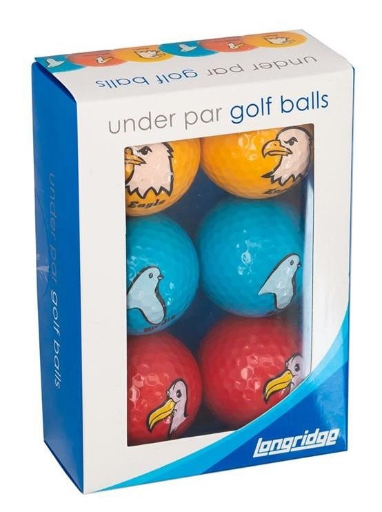 Longridge Under Par golf balls, mix barev