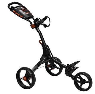 Ezeglide Compact+ manual trolley, charcoal/red