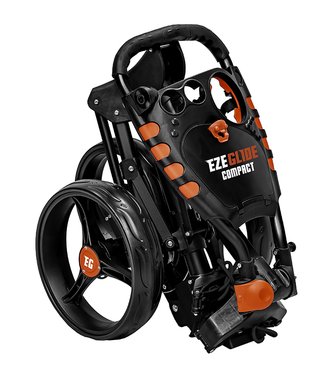 Ezeglide Compact+ manual trolley, charcoal/red