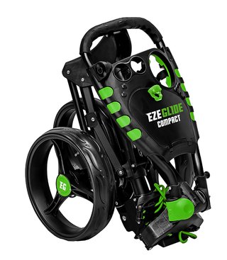 Ezeglide Compact+ manual trolley, charcoal/red