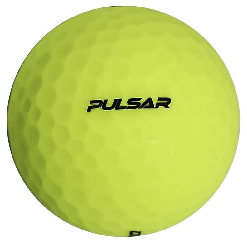 Nitro Pulsar golf balls, lime
