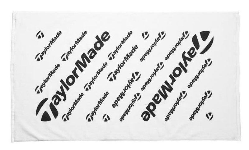 TaylorMade Tour Towel 24" x 42", white