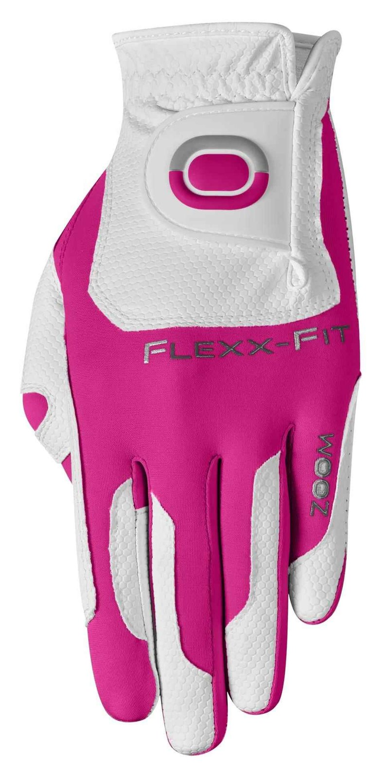 Zoom Zoom Weather Junior Golf Glove, white/fuchsia