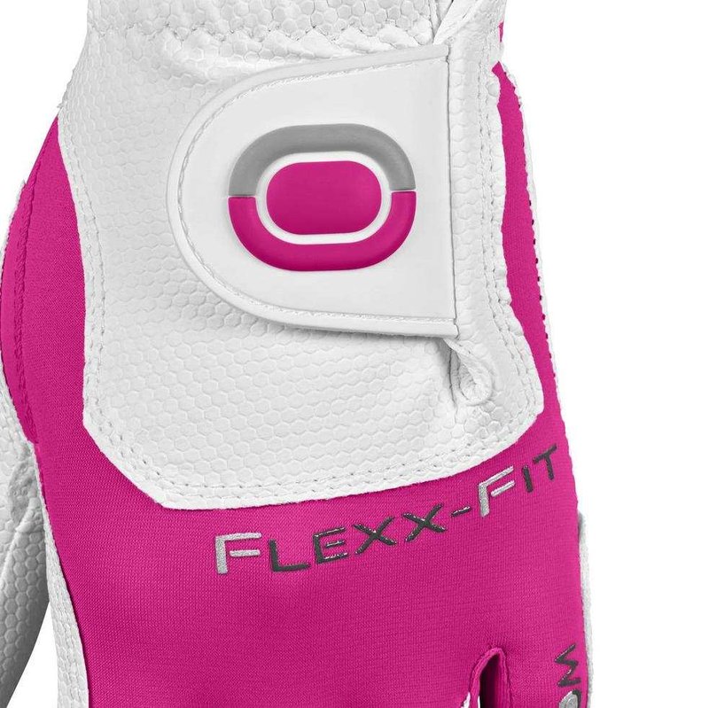 Zoom Zoom Weather Junior Golf Glove, white/fuchsia