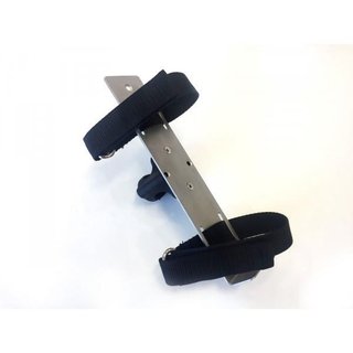 Davies Caddy battery holder, brush silver