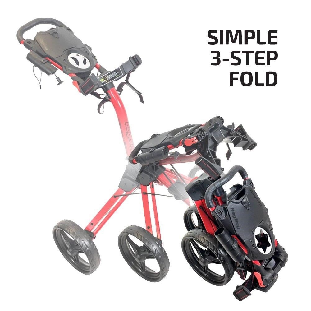 Bag Boy Compact C3 manual trolley, silver/black