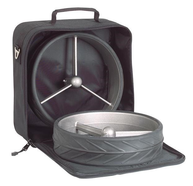 JuCad Wheel Bag 34x34cm, black