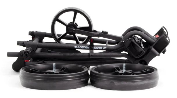 Big Max Autofold X manual trolley, black