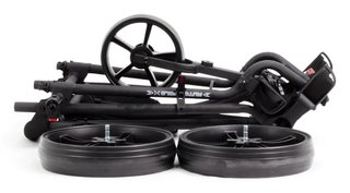 Big Max Autofold X manual trolley, black