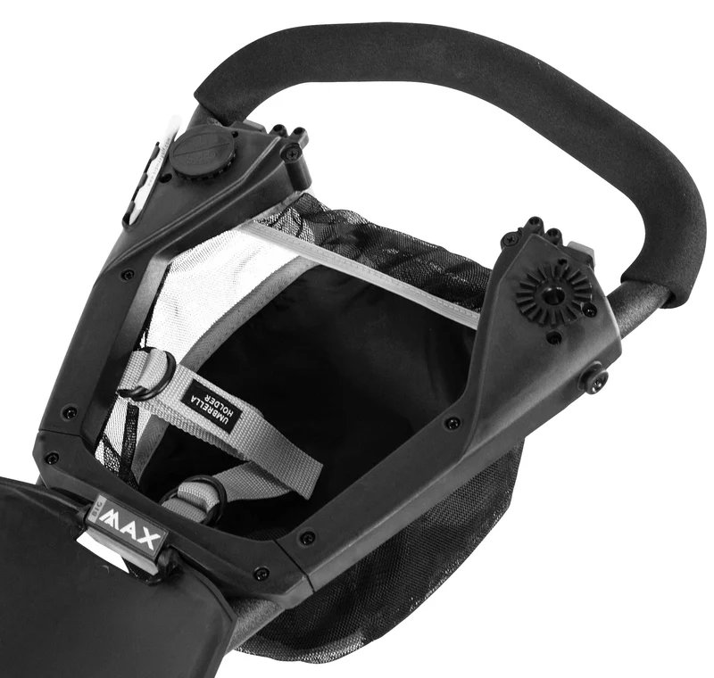Big Max Autofold X manual trolley, black