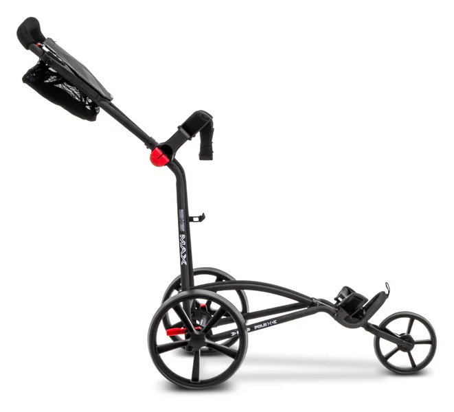 Big Max Autofold X manual trolley, black
